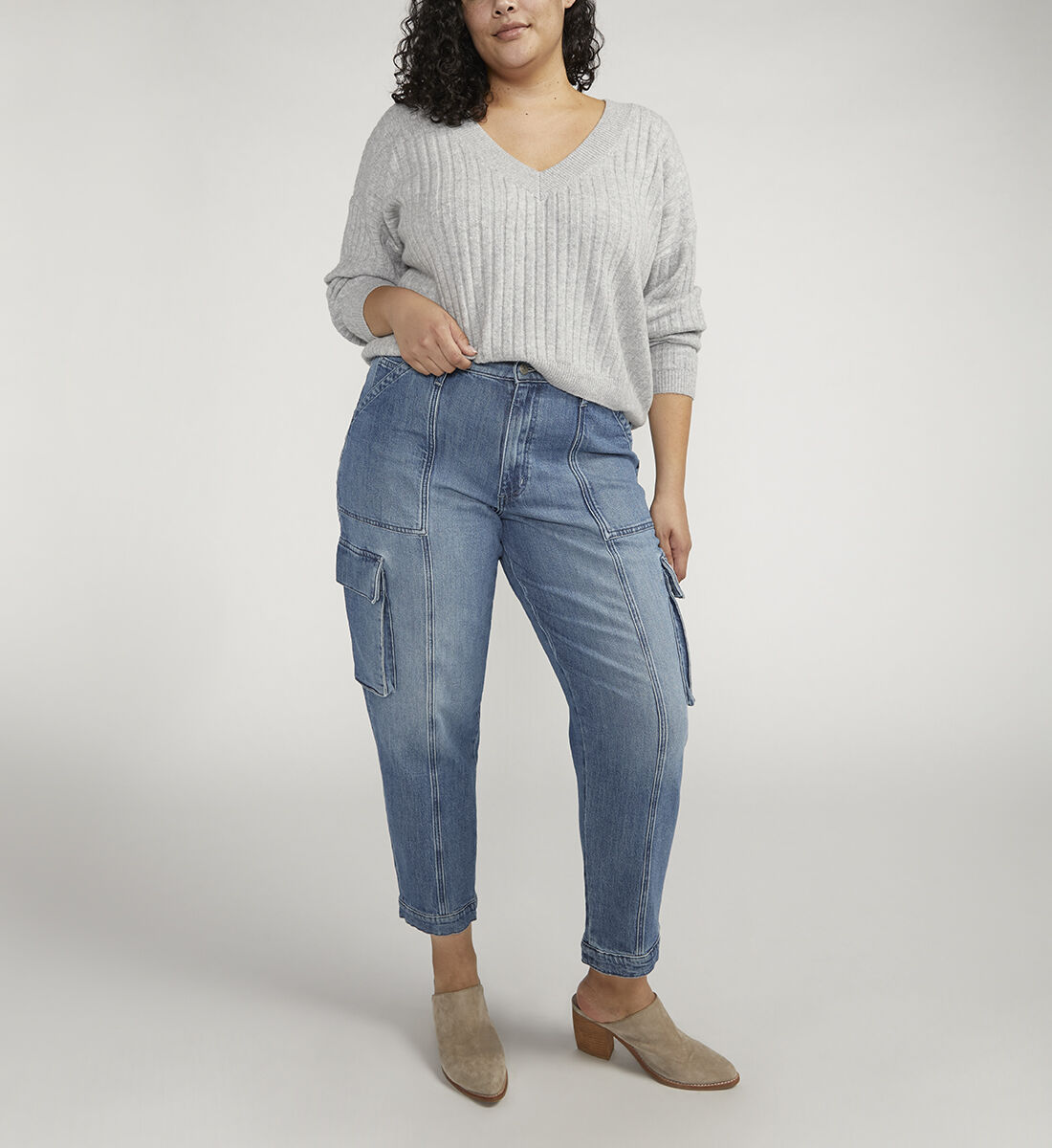 Plus size silver jeans canada online