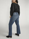 Most Wanted Mid Rise Flare Jeans Plus Size image number 1