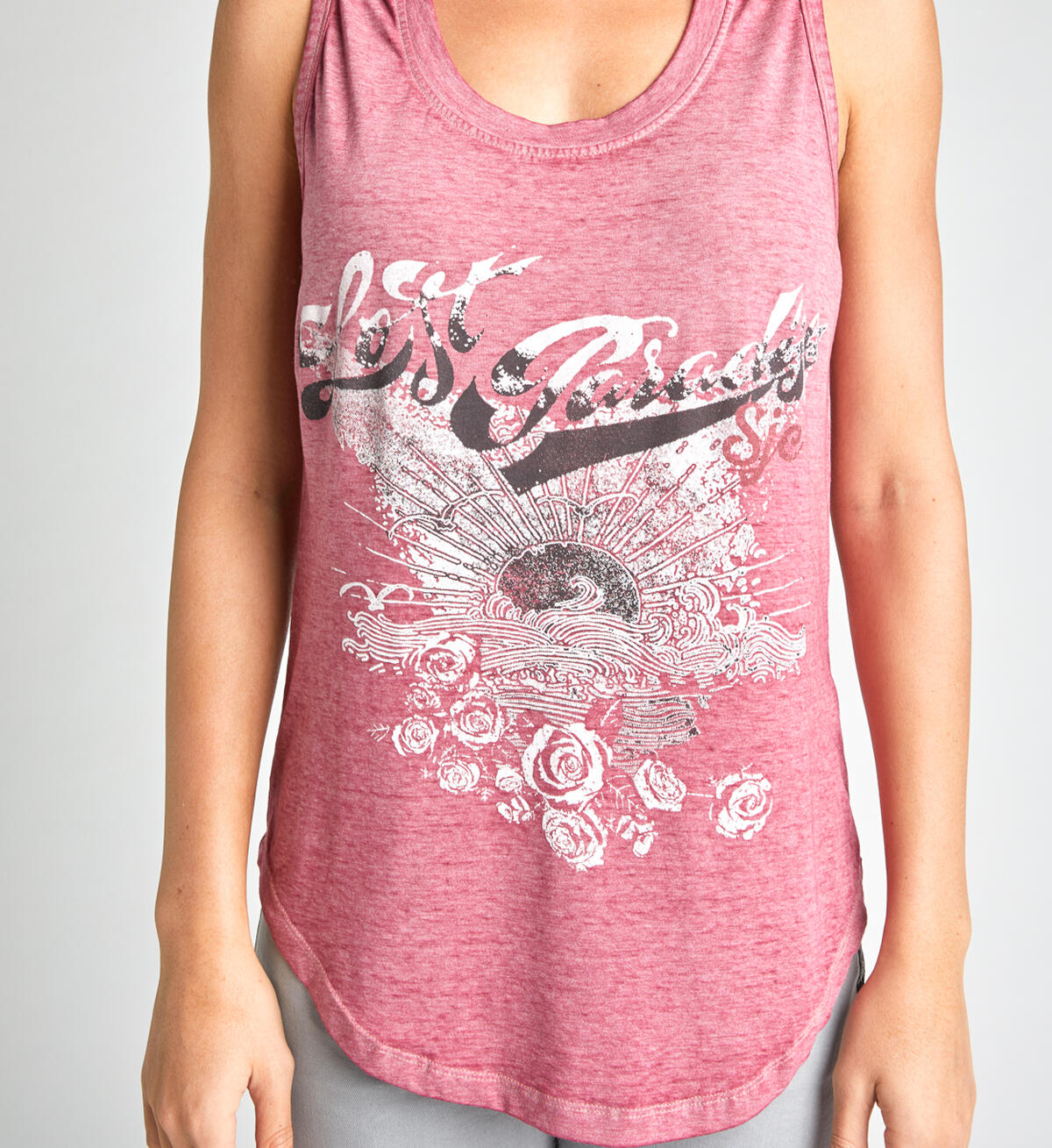 Morgan Slub Graphic Tank, , hi-res image number 0
