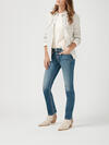 Suki Mid Rise Straight Leg Luxe Stretch Jeans image number 2