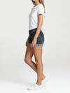 Suki Mid Rise Luxe Stretch Shorts image number 2
