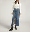 Front-Slit Maxi Jean Skirt, , hi-res image number 0