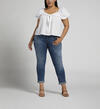 Girlfriend Mid Rise Slim Leg Jeans Plus Size, , hi-res image number 0