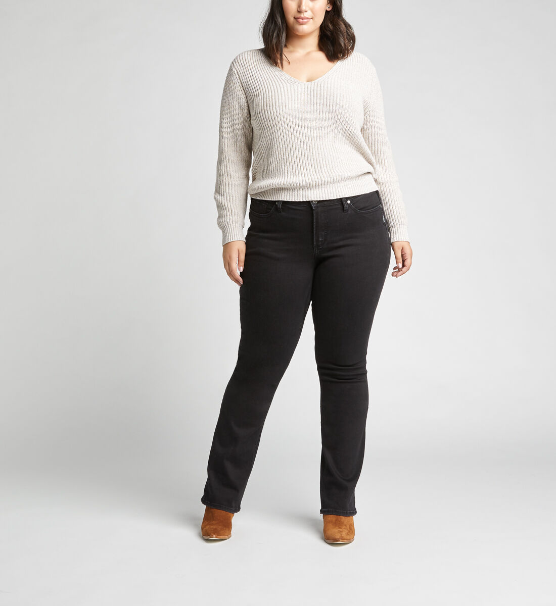 Buy Suki Mid Rise Slim Bootcut Jeans Plus Size for CAD 98.00