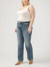 Suki Mid Rise Trouser Leg Jeans Plus Size image number 2