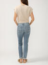 Boyfriend Mid Rise Slim Leg Jeans image number 1