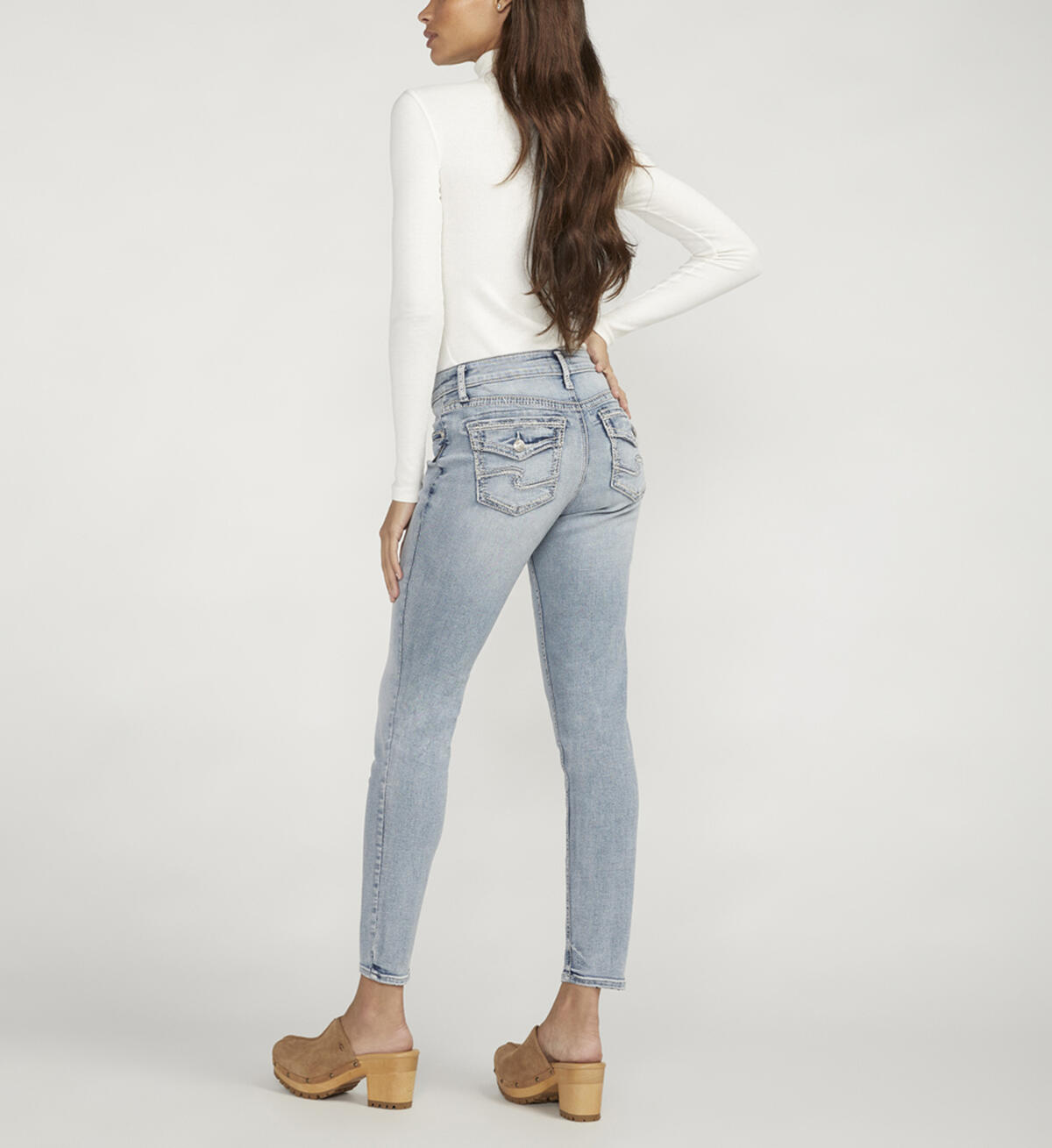 Elyse Mid Rise Skinny Jeans, Indigo, hi-res image number 1