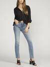Suki Mid Rise Straight Leg Jeans image number 0