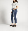 Boyfriend Mid Rise Slim Leg Jeans Plus Size, , hi-res image number 2