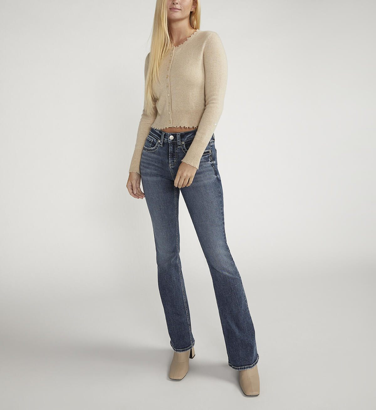 Suki Mid Rise Bootcut Jeans, , hi-res image number 0