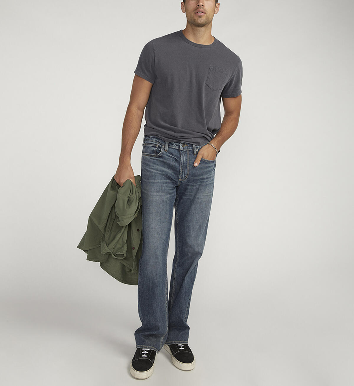 Zac Relaxed Fit Straight Leg Jeans, Indigo, hi-res image number 0