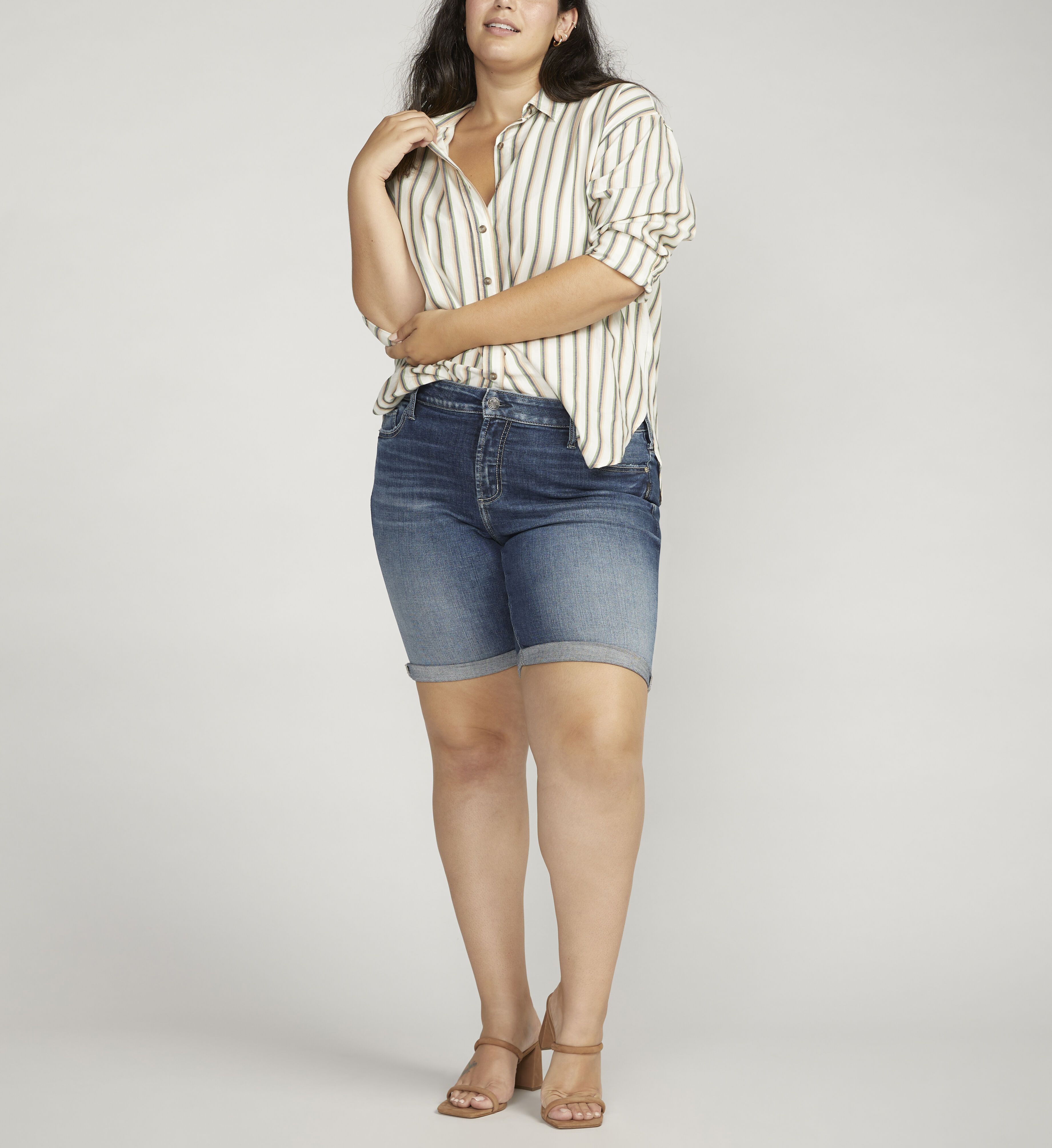 Plus size bermuda best sale shorts for ladies