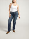 Elyse Mid Rise Slim Bootcut Jeans Plus Size image number 0