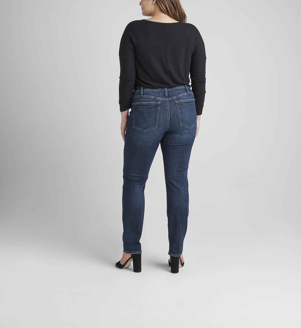 Most Wanted Mid Rise Straight Leg Jeans Plus Size, , hi-res image number 1