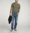 Eddie Athletic Fit Tapered Leg Jeans, Indigo, hi-res image number 4