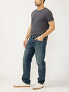Eddie Classic Athletic Fit Tapered Leg Jeans image number 2