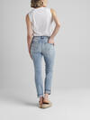 Elyse Mid Rise Straight Leg Jeans image number 1
