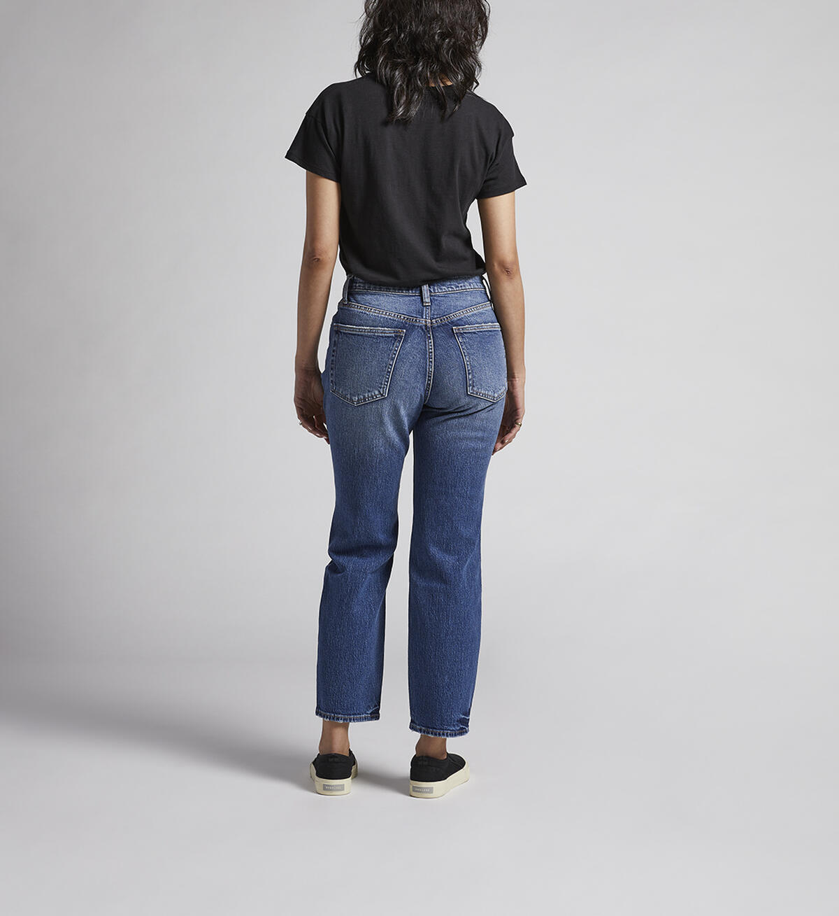 Frisco High Rise Straight Leg Jeans, Indigo, hi-res image number 1