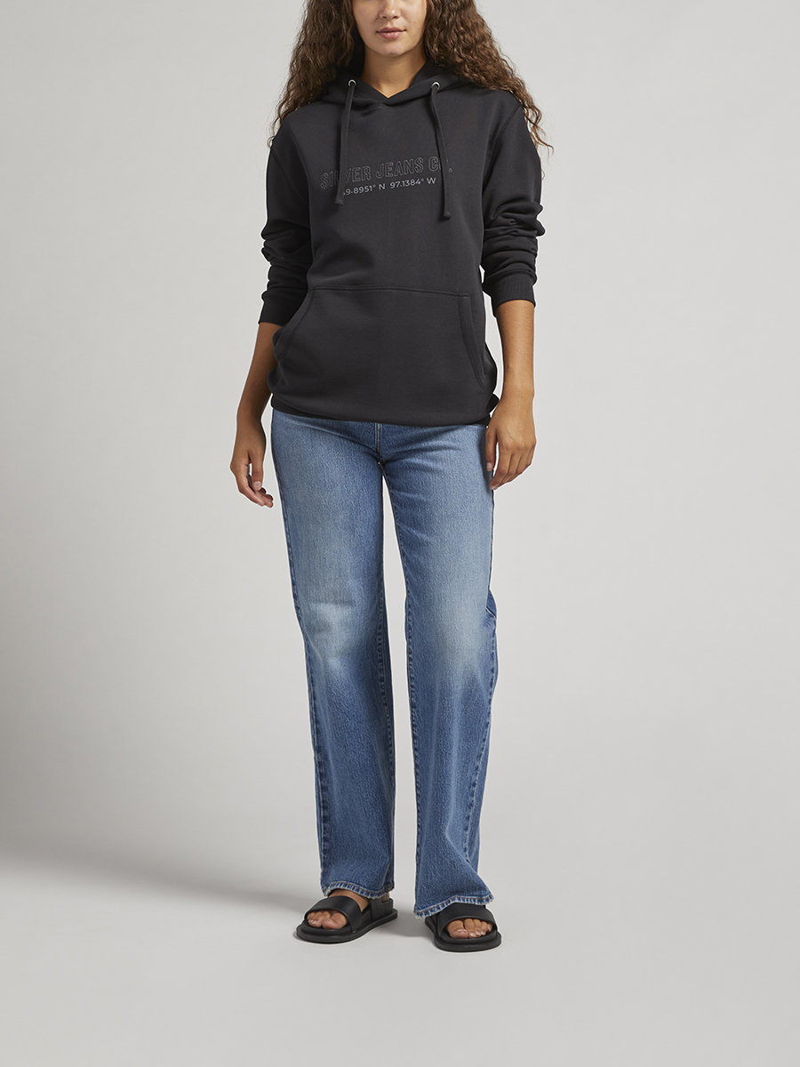 andmary　Jeniffer knit hoodie set BLACK ANDMARY】Jeniffer knit hoodie set