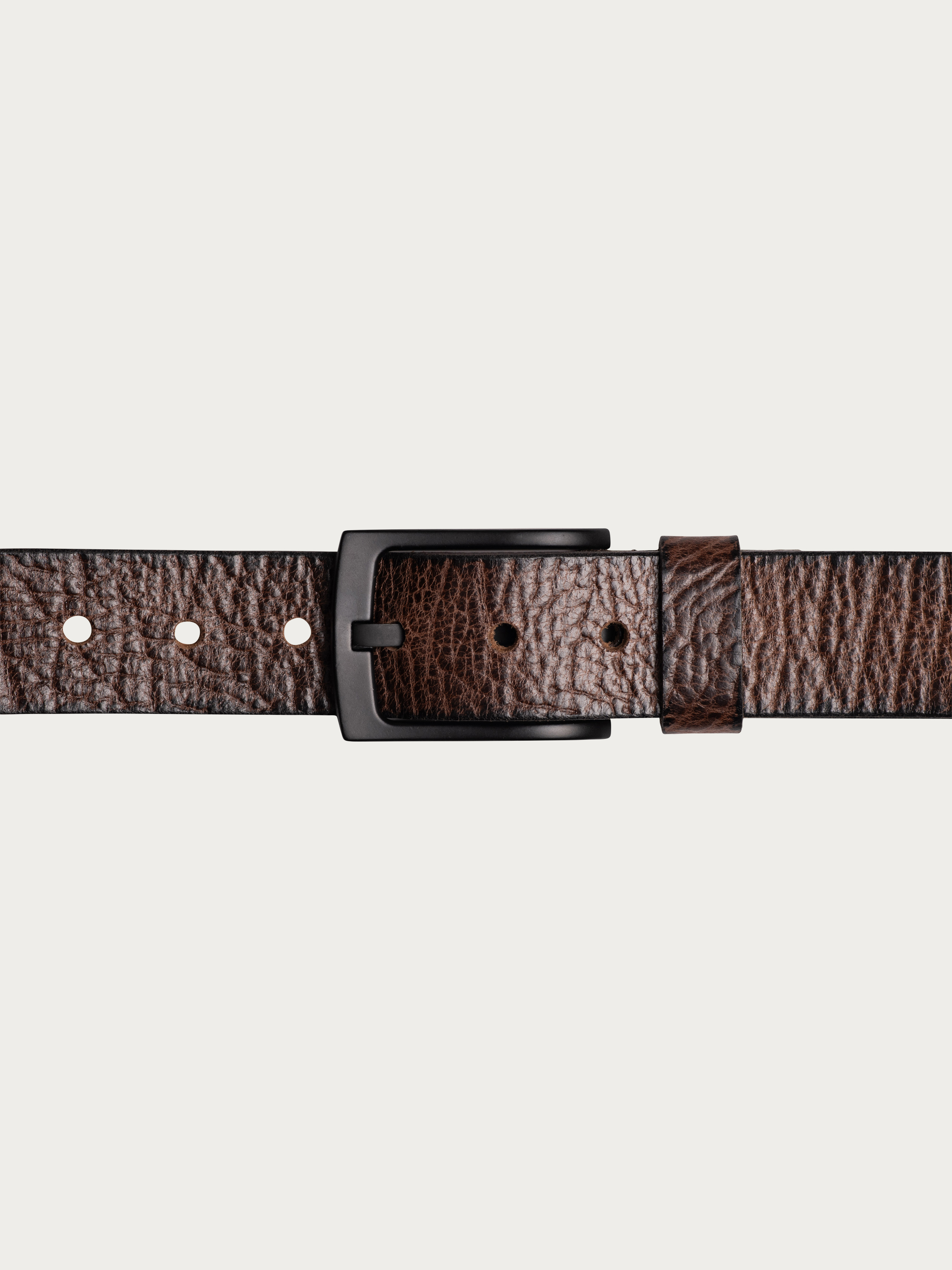 Men's 40mm Heavy Shrunken Grain Genuine Leather Belt