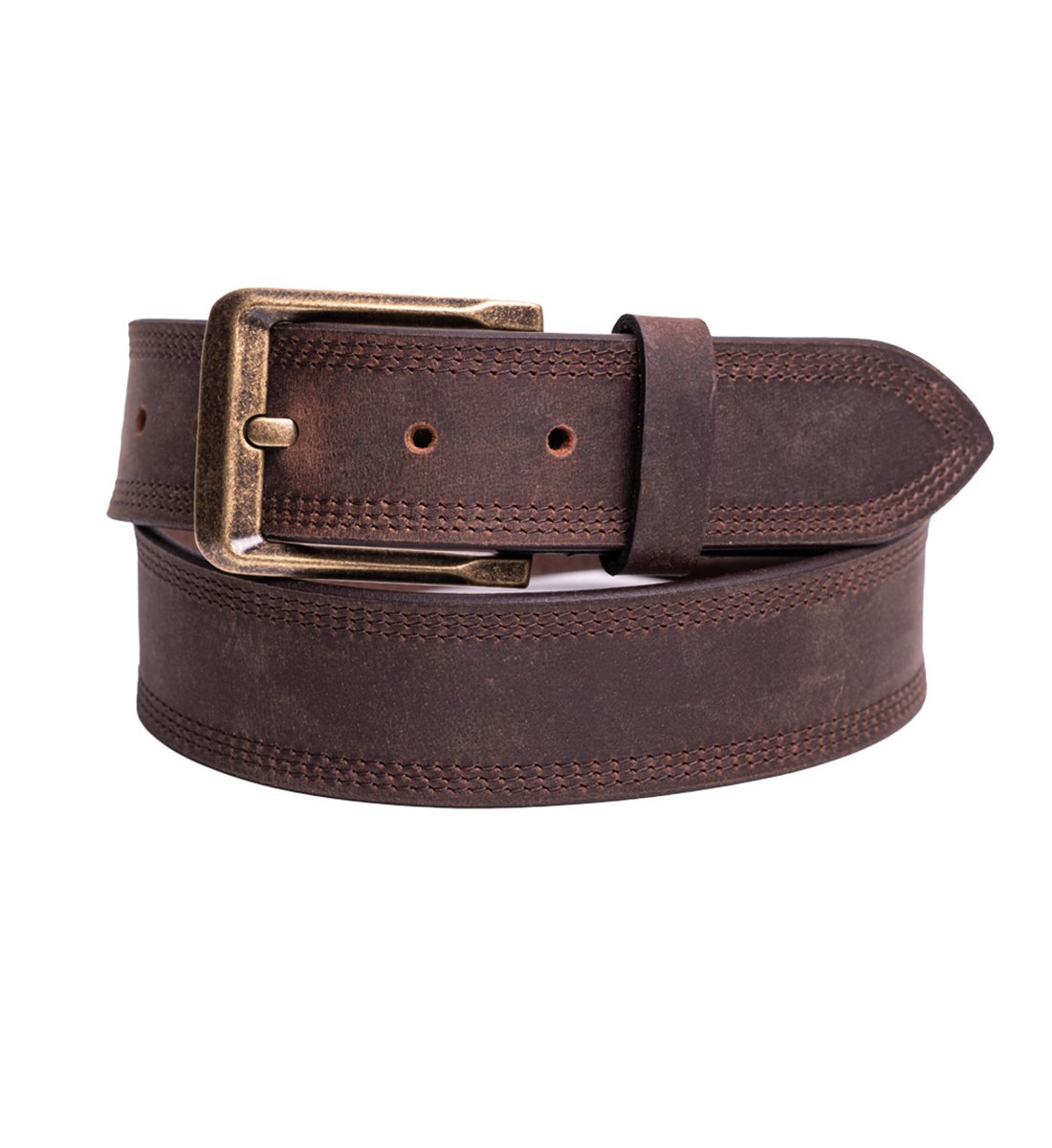 SEA BIG HEART SUEDE BELT(SILVER)
