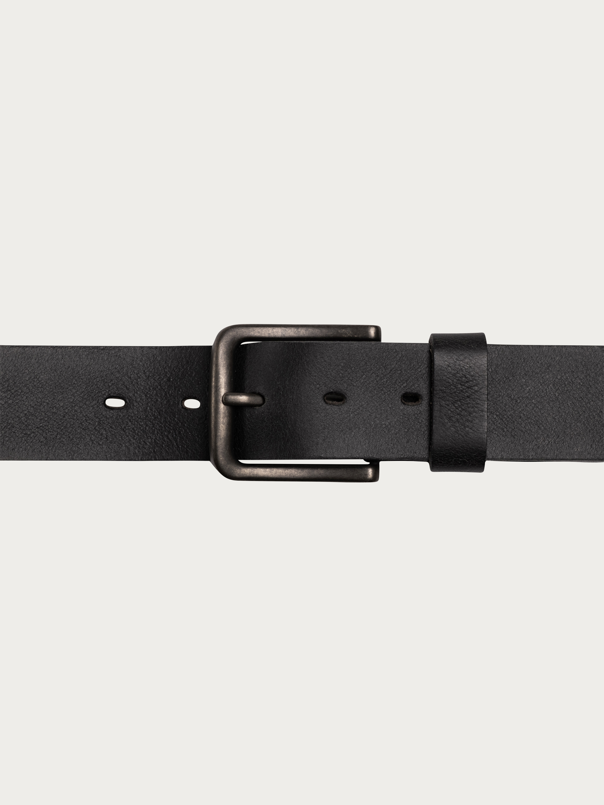 Men's 40mm Genuine Leather Belt with Stich Detail